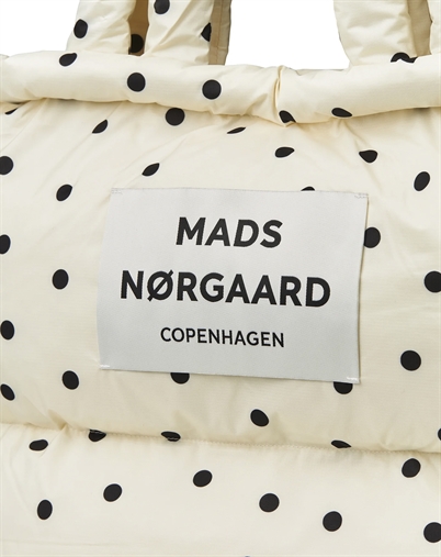 Mads Nørgaard - Light Ripstop Pillow AOP Taske - Dot AOP Sweet Corn
